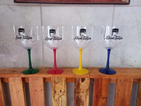 Taças bicolor Gin