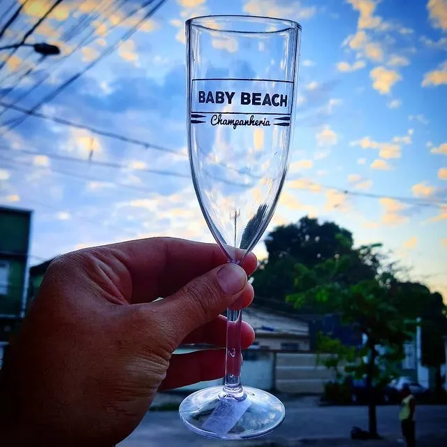 Taças de champagne 180ml - Baby Beach